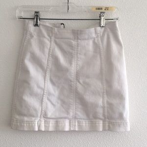 Free People white pencil skirt
